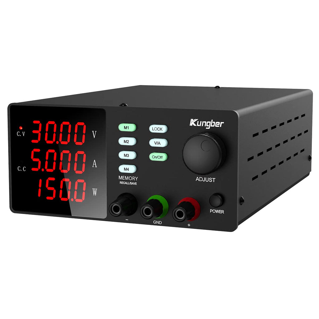 30V 5A Adjustable Switching Regulated DC Bench Power Supply R663612