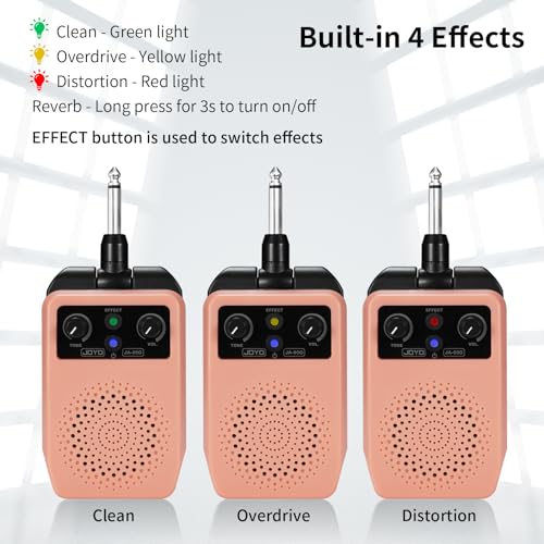 Mini Guitar Amp 5W Portable Rechargeable Bluetooth Combo Amplifier Black N3698
