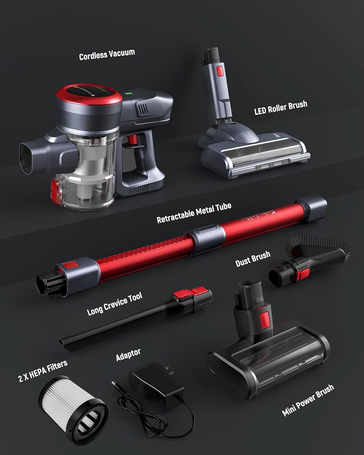 10-in-1 Cordless Stick Vacuum Cleaner K3427