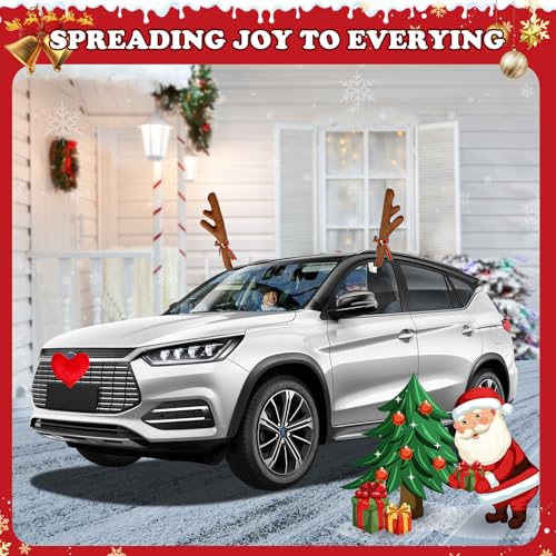 Reindeer Antlers for Cars Kit Nose and Tail S504