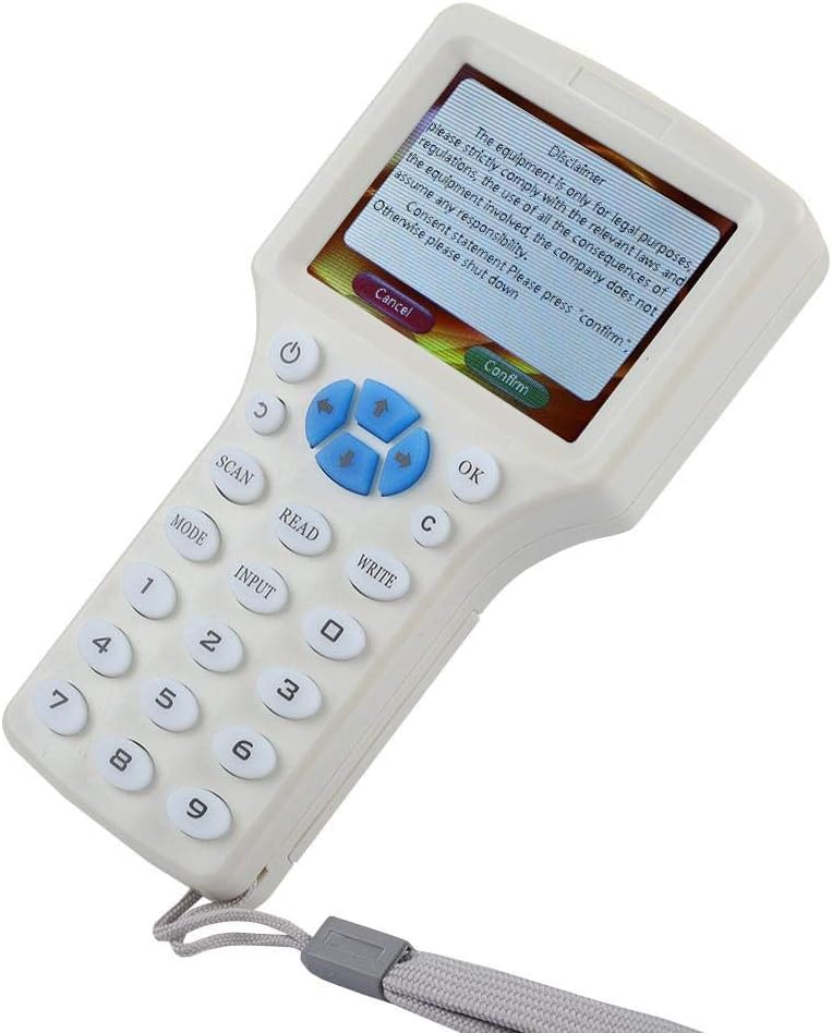 Handheld RFID Copier ID IC Reader Writer with 3.2 Inch Screen D884