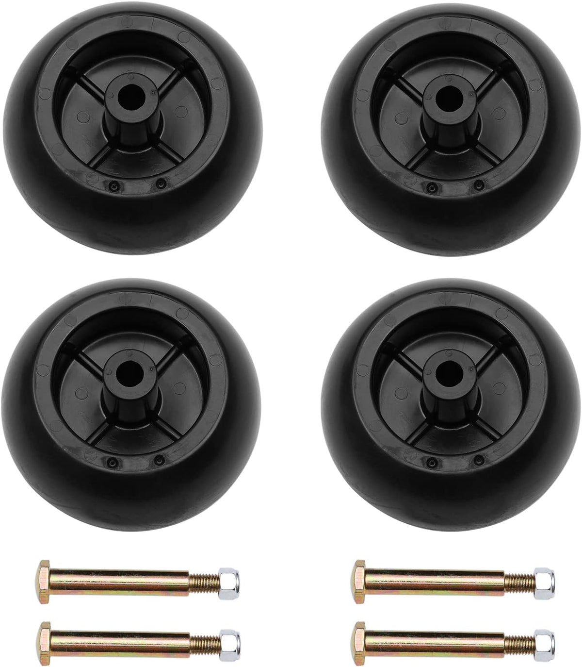 Lawn Mower Anti Scalp Deck Wheel Kit Set of 6 Replacement Pack of 2 J990046