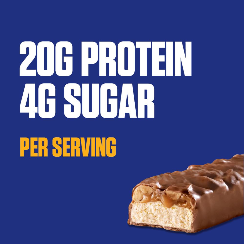 Peanut & Caramel Hi Protein Bar, 8.04 oz, 4 ct Box U43685