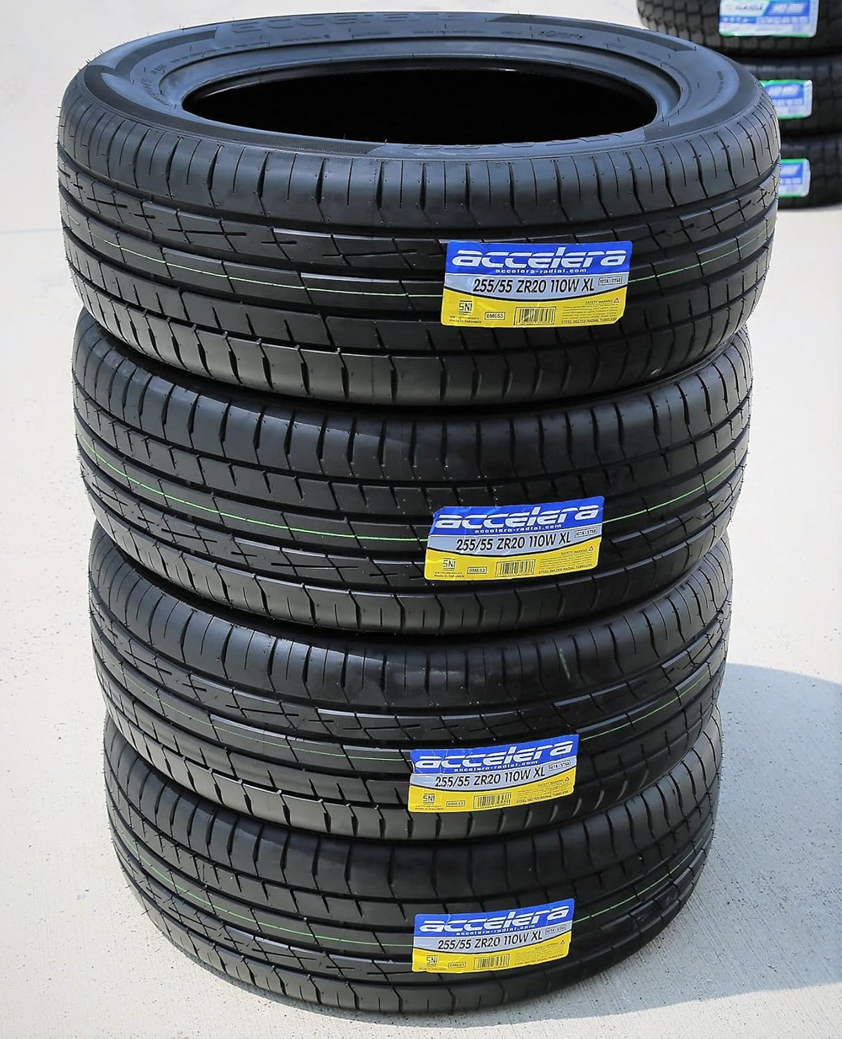 Set of 2 All-Season High Performance Radial Tires 255/55R20 110W C28516