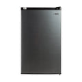 4.4 Cu ft One-Door Mini Fridge, Black Stainless Steel Look E4448
