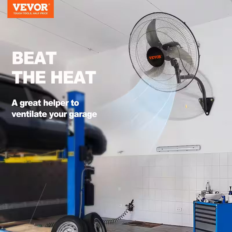 18 in. 3-speed Oscillating Wall Fan T243