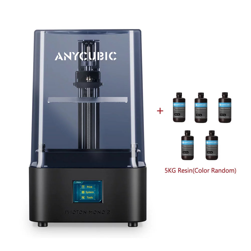 LCD 4K Resin 3D Printer with 5 KG UV Resin G462