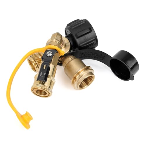 Propane Brass Tee with Type 1 Valve H175