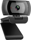 1080P USB AutoFocus Web Camera with Cover Black J20958