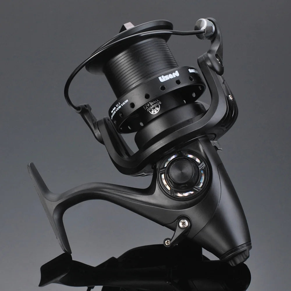 12+1 BB Carp Fishing Reel with Front and Rear Double Drag R1474