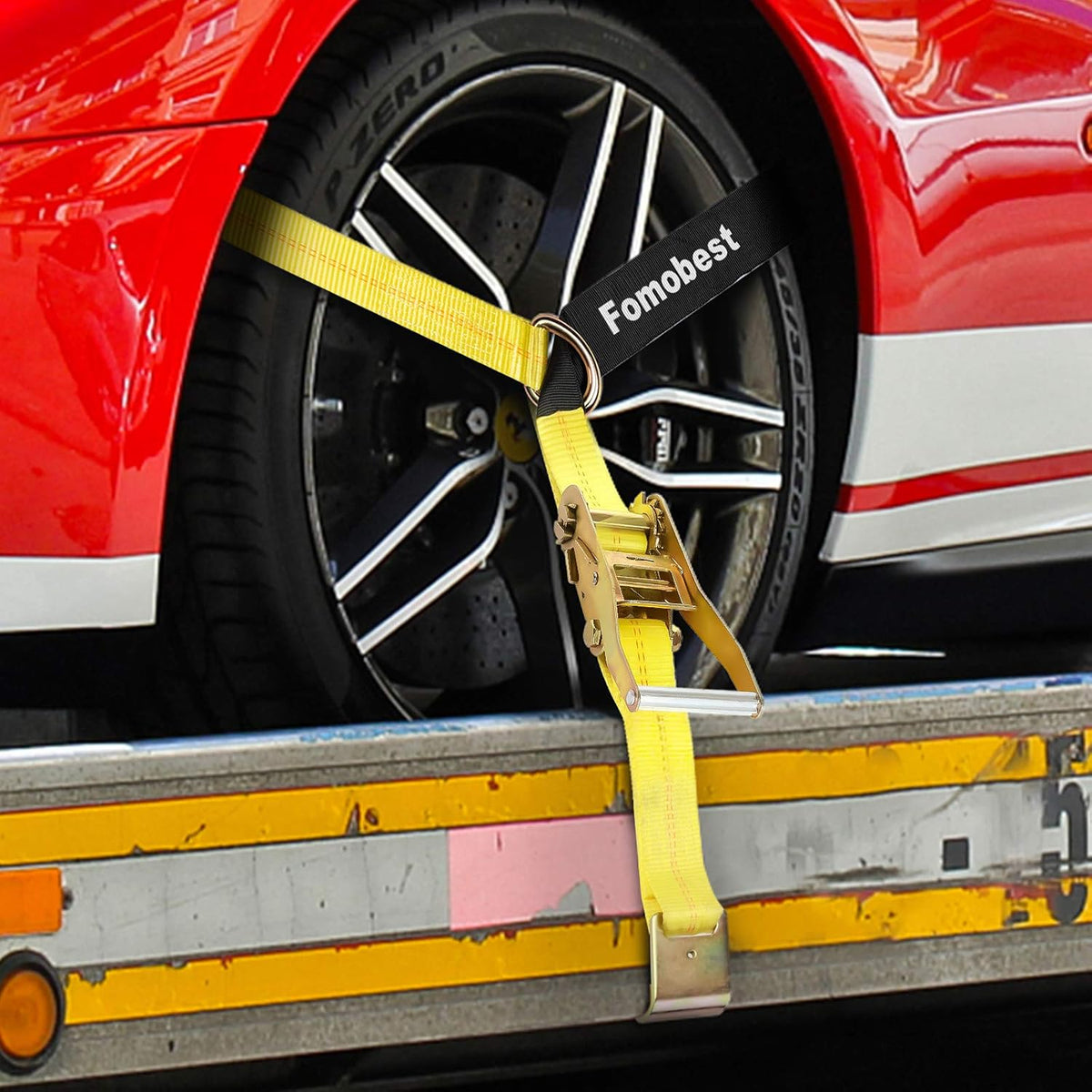 2" x 120'' Heavy Duty Vehicle Tie Down Straps with Flat Hooks T2977