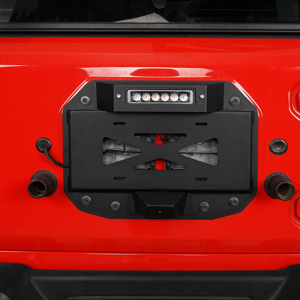 Spare Tire Delete License Plate Relocation Kit H850