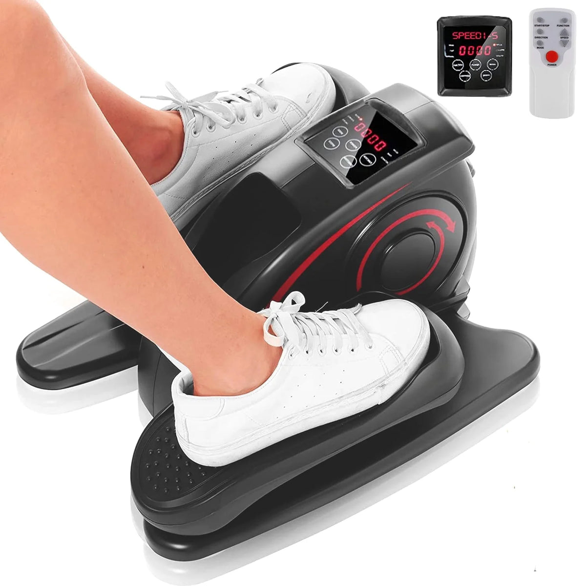 Under Desk Elliptical Machine with LCD Monitor A246