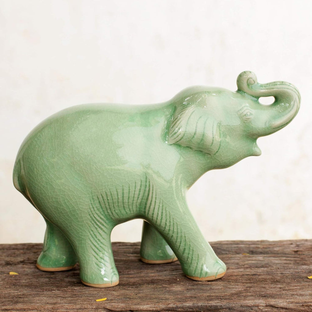Celadon Ceramic Figurine H22737