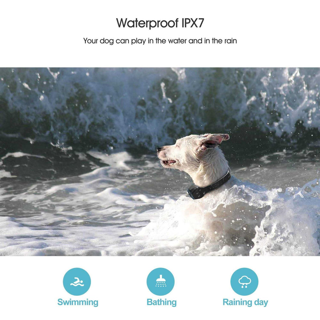 GPS Dog Fence System Wireless Collar with Beep Vibration Static Shock R4995