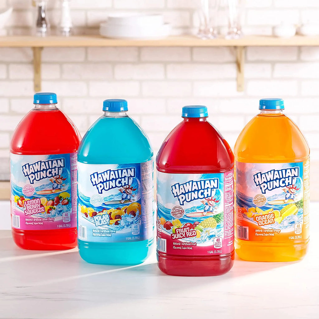 Hawaiian Punch Polar Blast Juice, 10 Fluid Ounce, 6 Count Bottles G83240