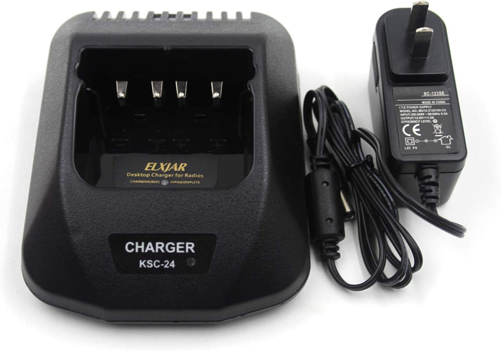 (2-Pack) Rapid Quick Charger for Kenwood Two Way Radio Battery L8158
