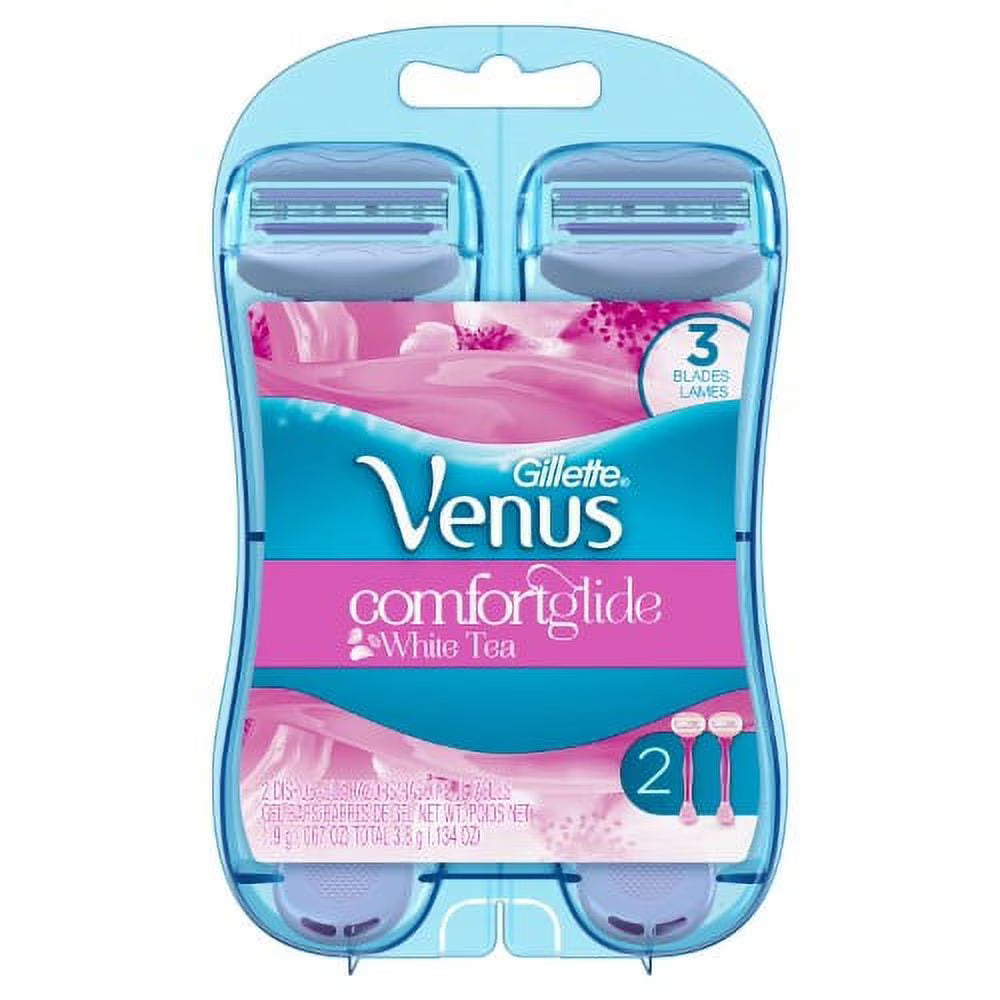 White Tea Scented Disposable Razor, 2 ct (Pack of 3) W930056