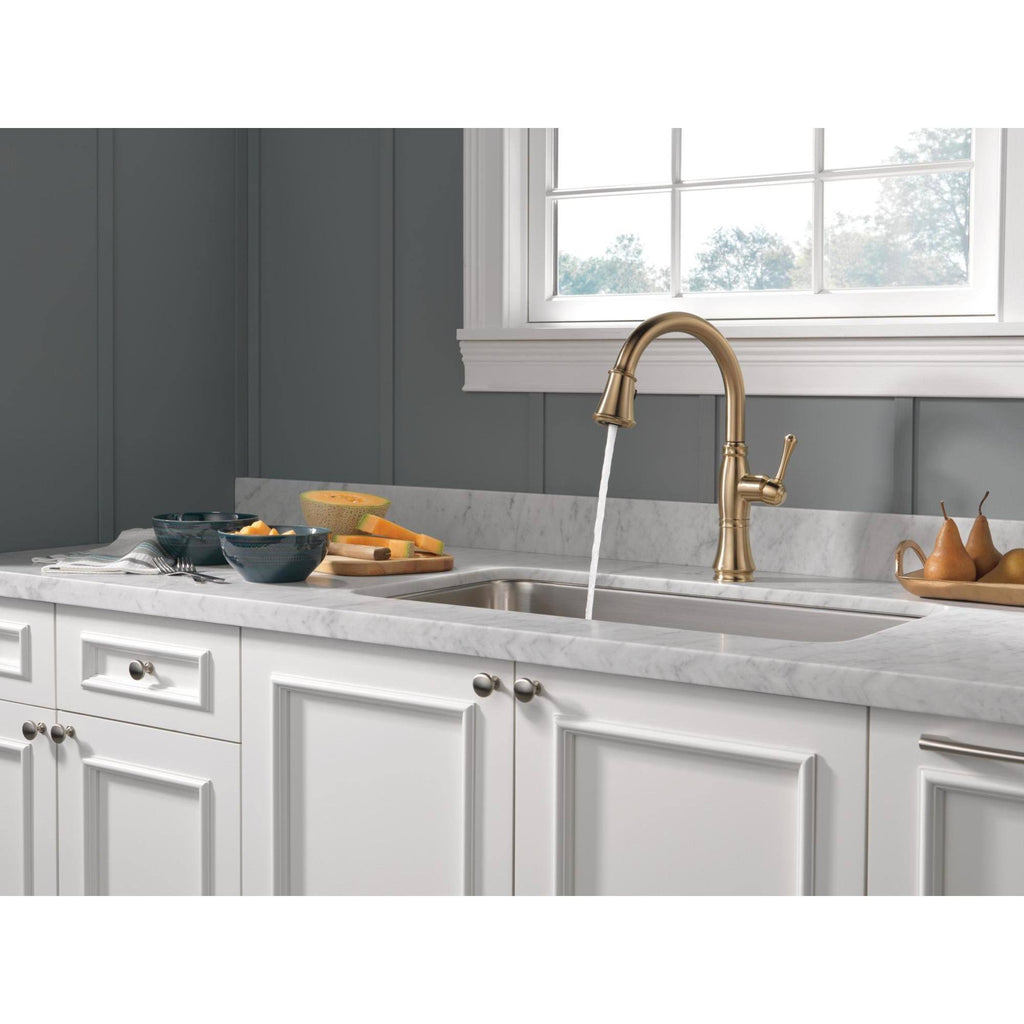 Chrome Single Handle Pull Down Kitchen Faucet N191
