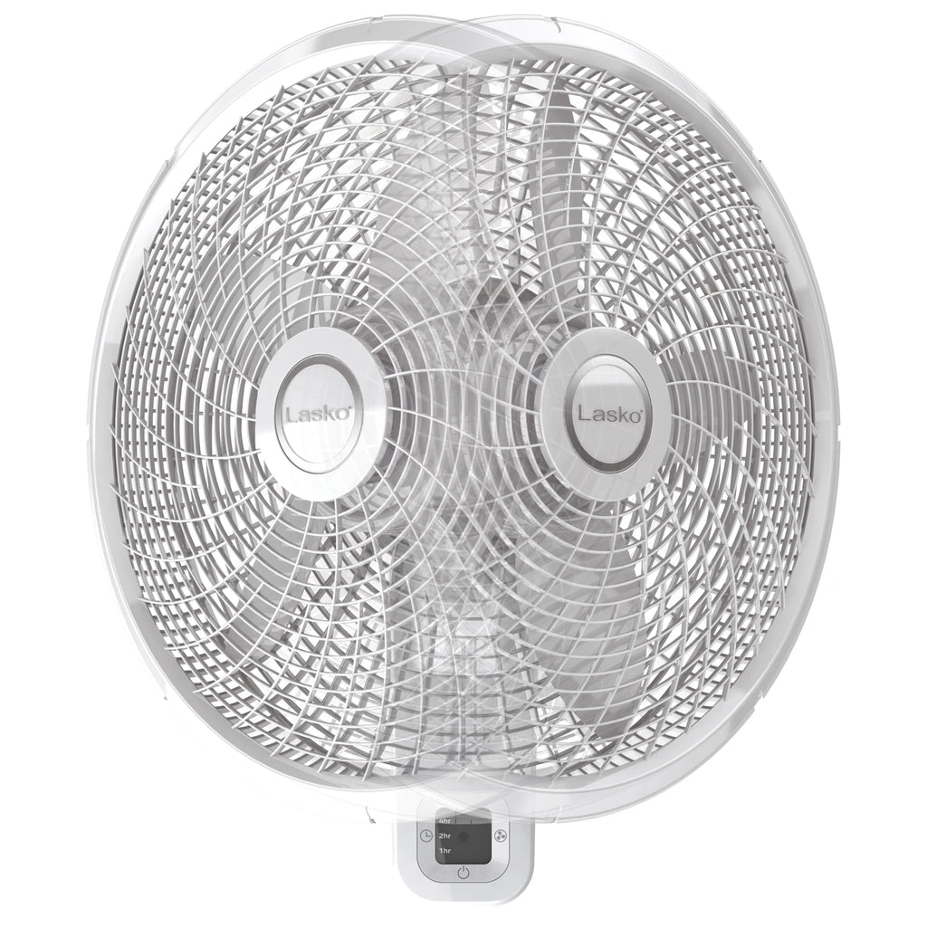 18" Oscillating Wall-Mount Fan with Remote Control Y5684