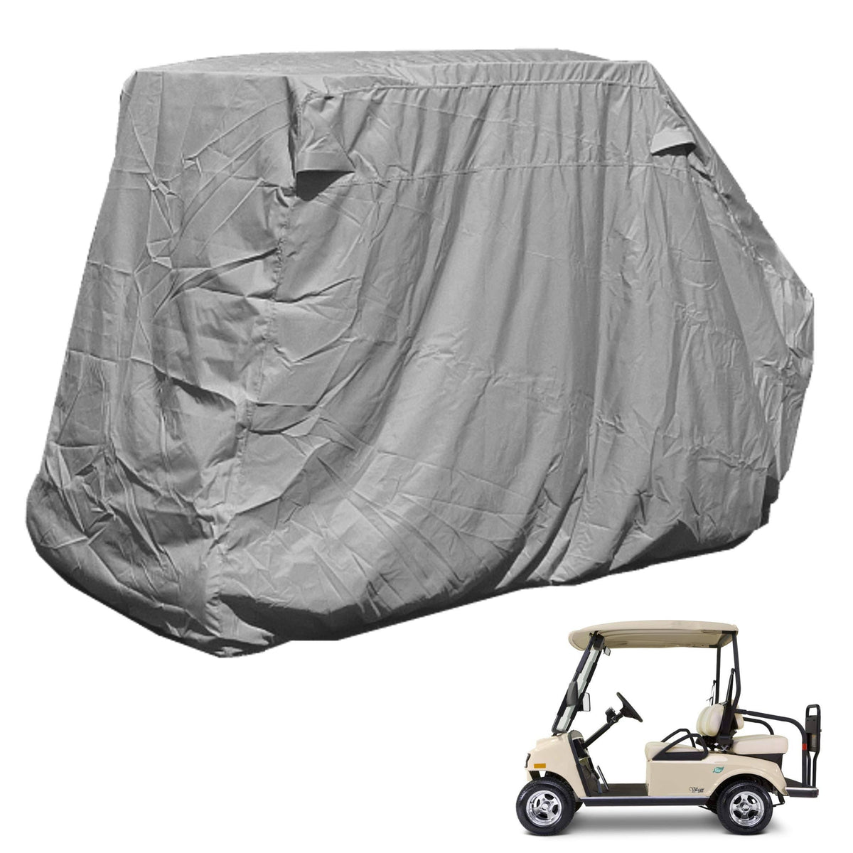 Golf Cart Storage Cover 4 Seater Grey C155321