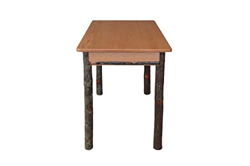 Small Rectangular Walnut-Stained Hickory Writing Desk B789