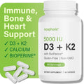 Vitamin D3 K2 5000 IU 60 Capsules X9081