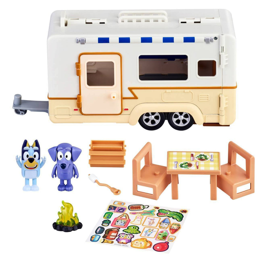 Bluey & Jean Luc Caravan Adventures Playset P139