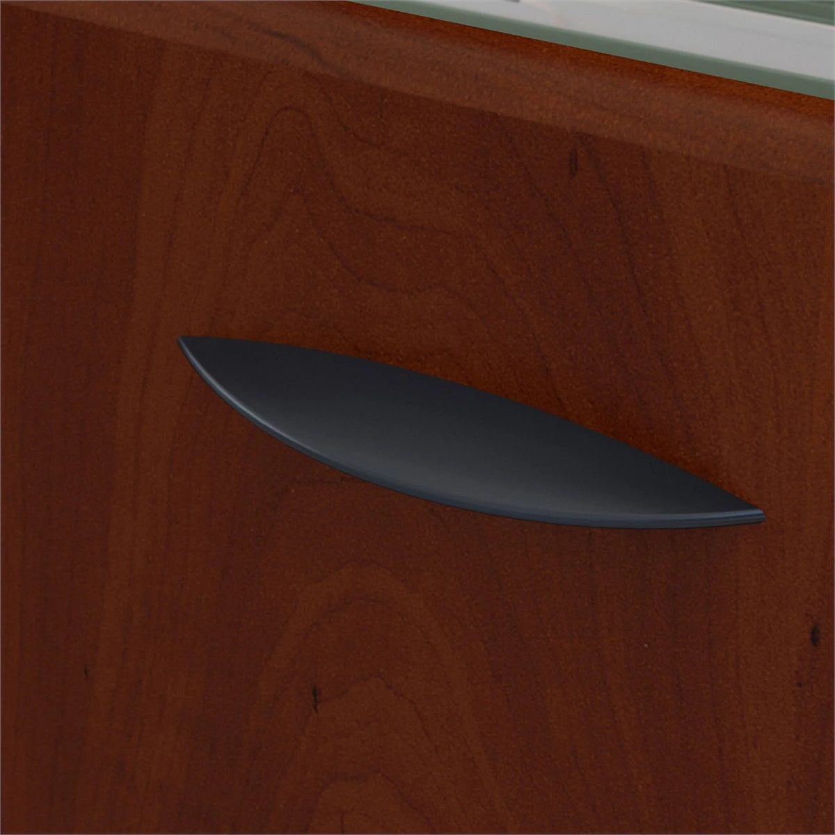 83" L Shaped Executive Desk in Hansen Cherry G1126
