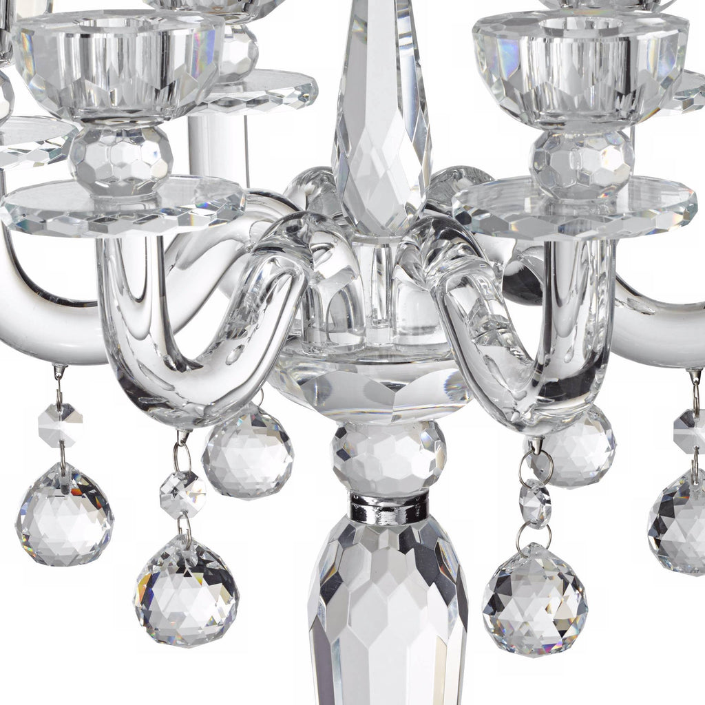 Crystal Candelabra Taper Candle Holder L57907