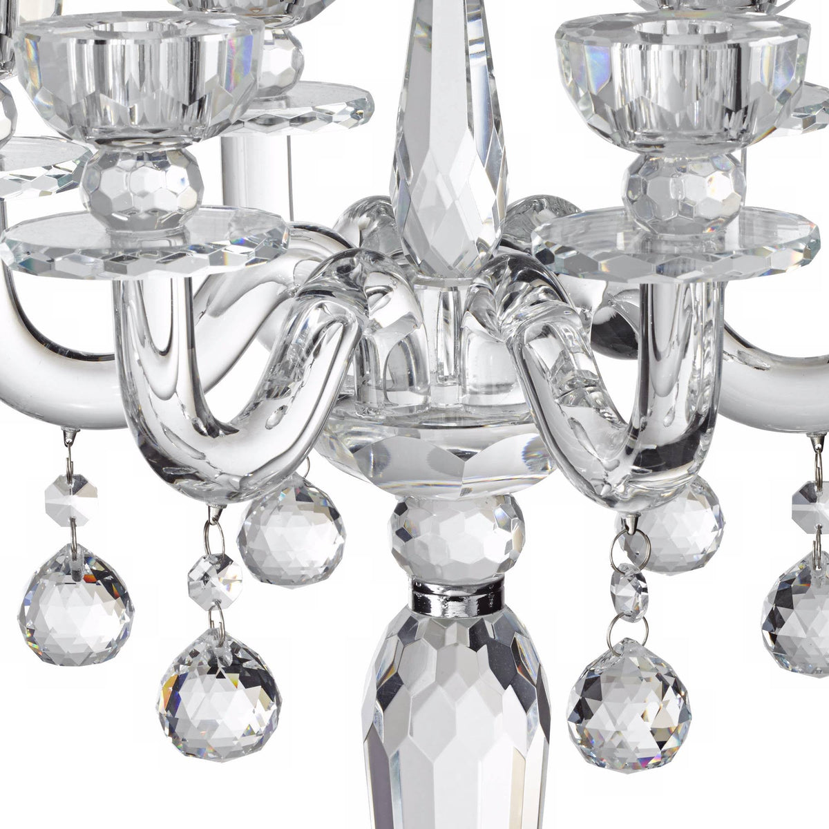 Crystal Candelabra Taper Candle Holder L57907