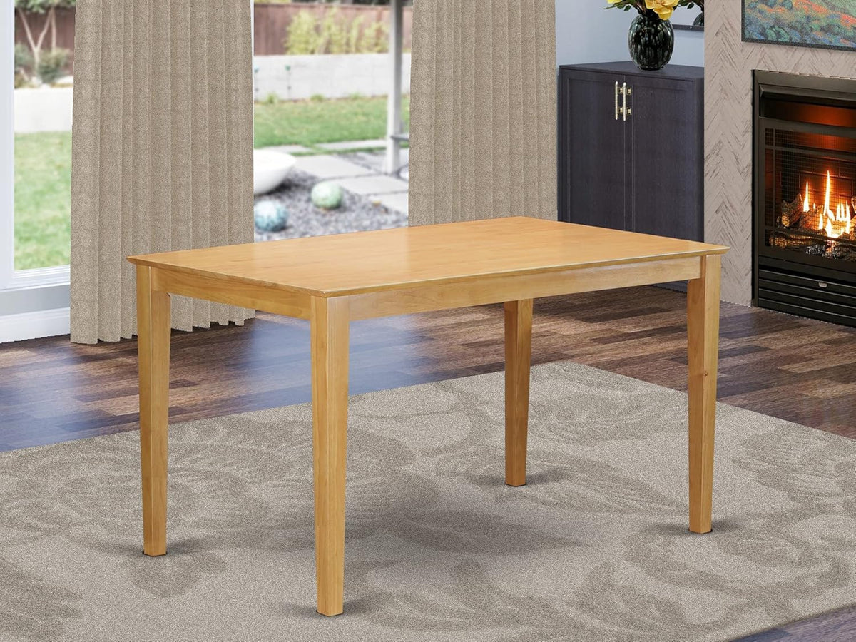 Rectangular Dining Table with Solid Wood Top K5722