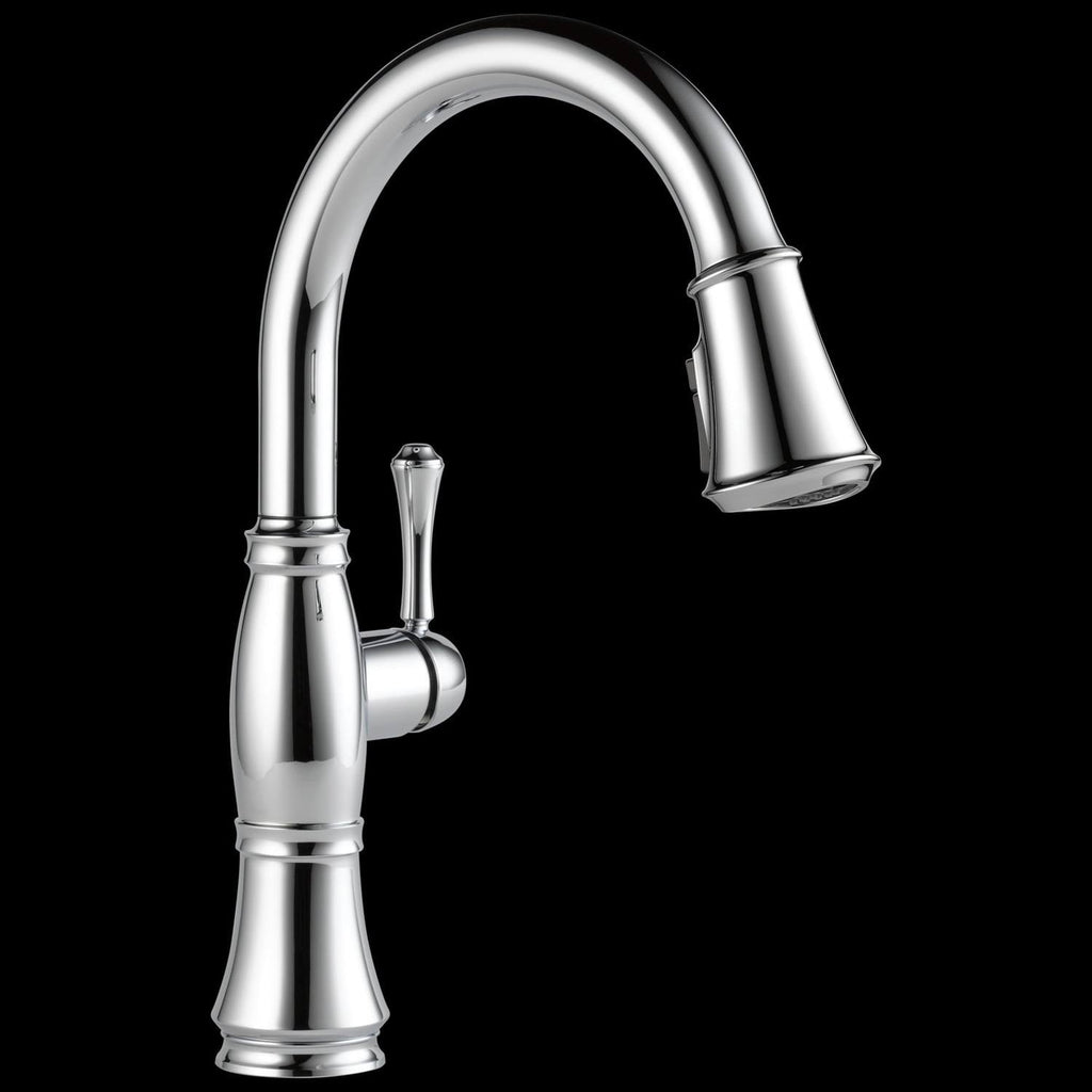 Chrome Single Handle Pull Down Kitchen Faucet N191