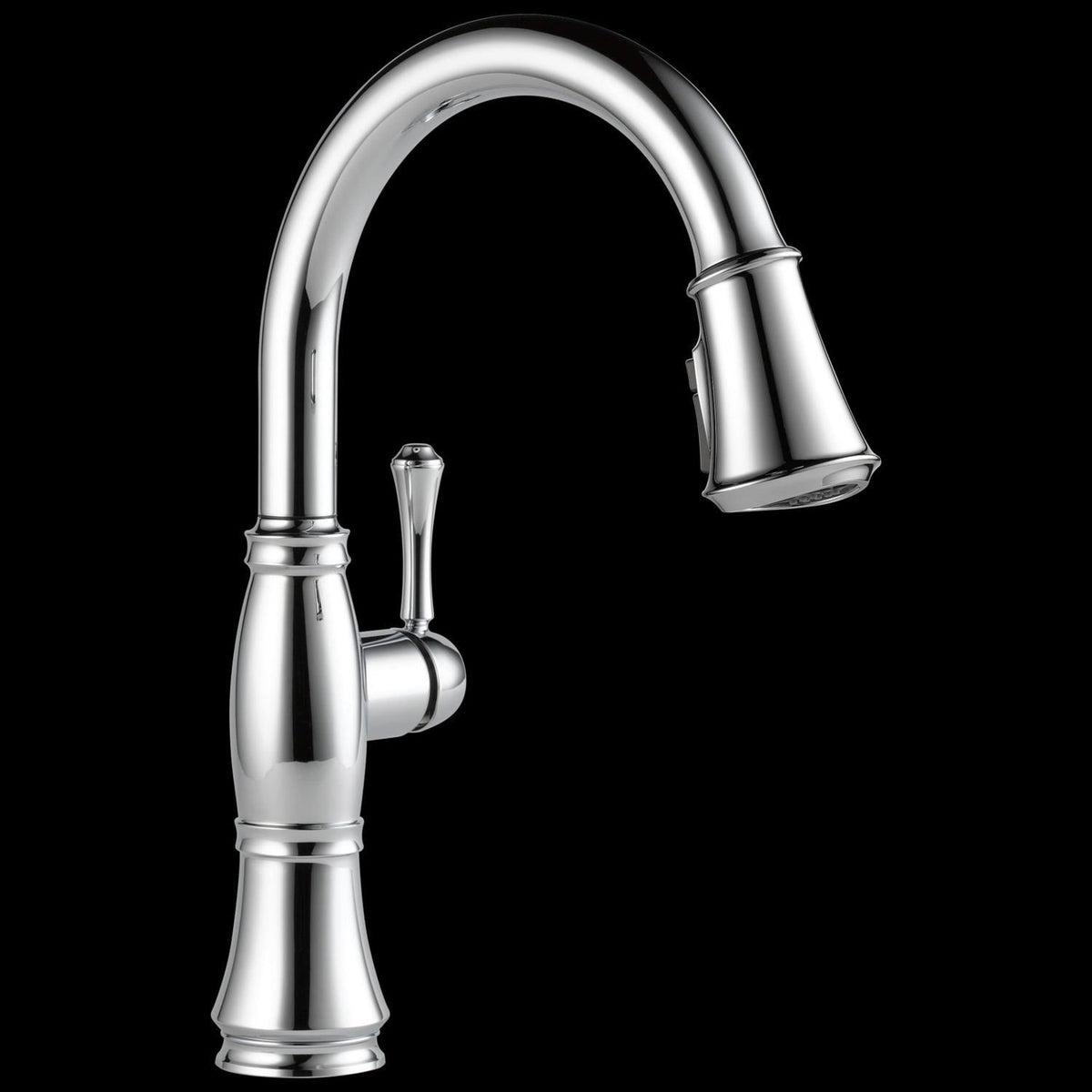 Chrome Single Handle Pull Down Kitchen Faucet N191