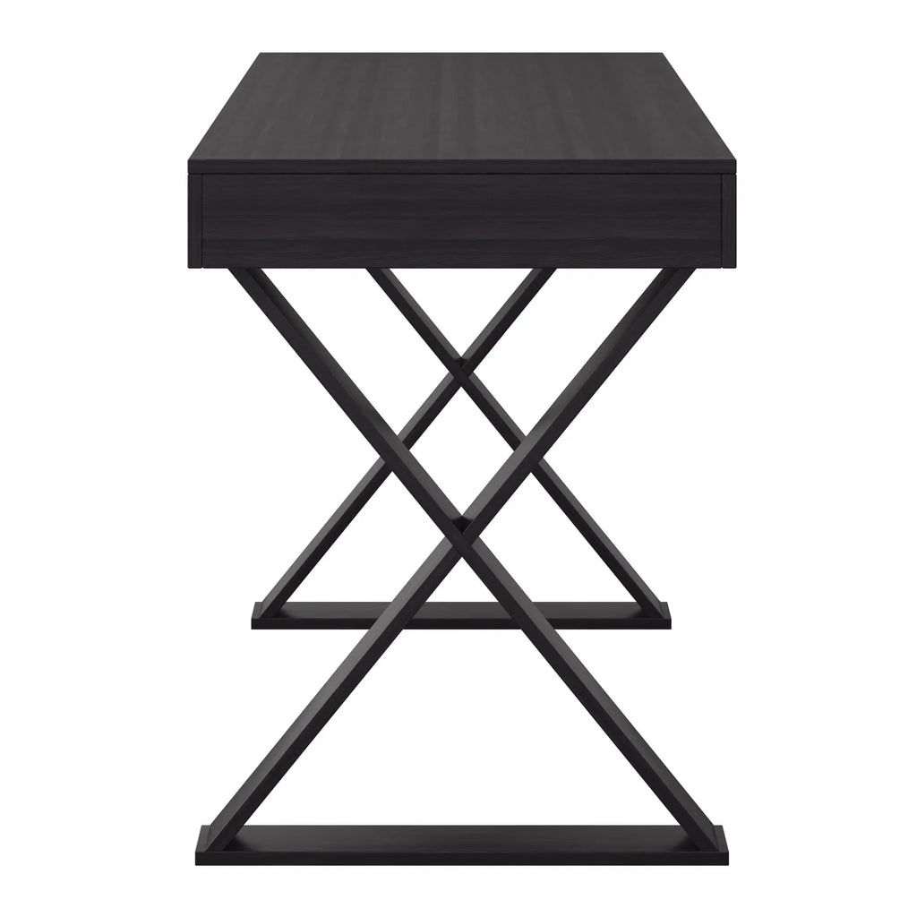Dark Brown Engineered Wood Desk D8828