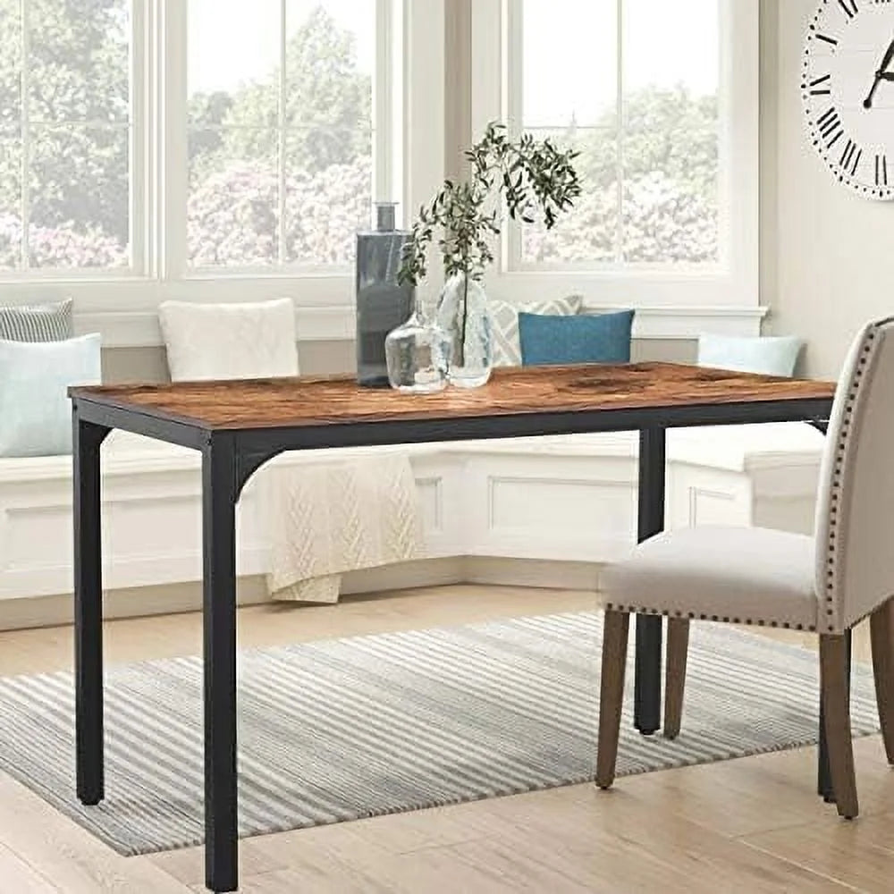 47" Industrial Dining Table with Adjustable Foot K5299