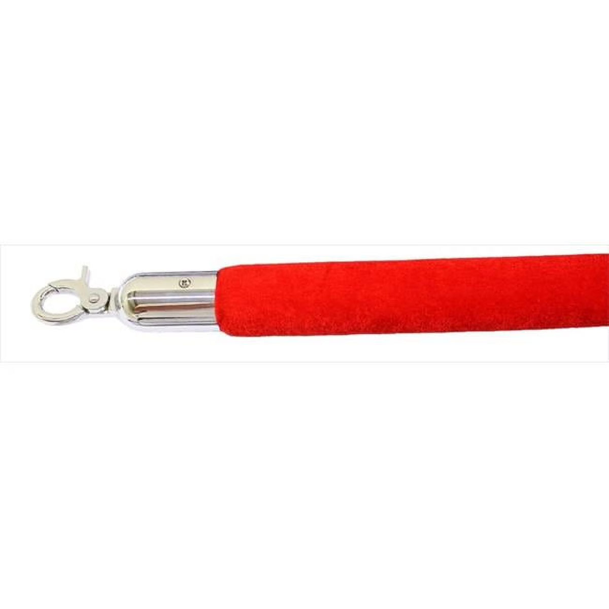 Red Velour Rope with Hook J68729