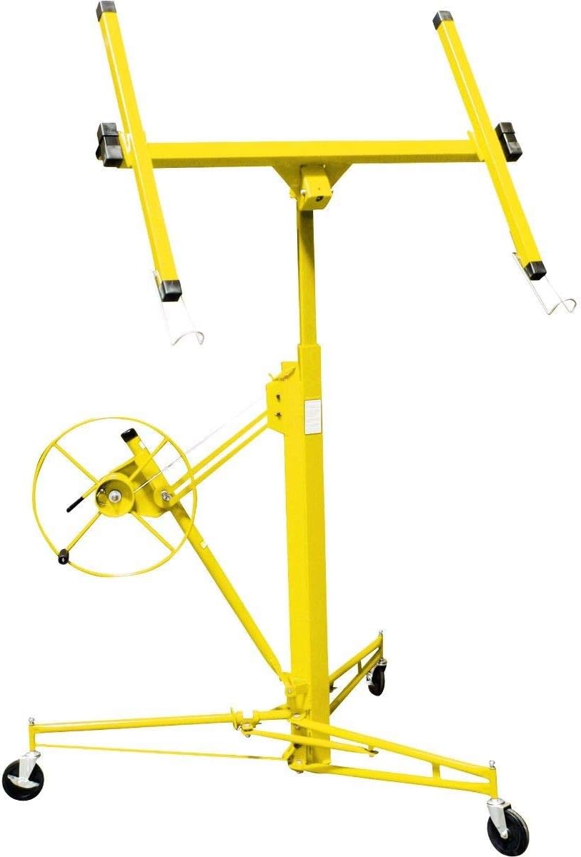 16 ft Drywall Rolling Lift Panel Hoist Jack with Caster Wheel L817275