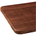 Mahogany Oblong Vinyl Table Cover U168275