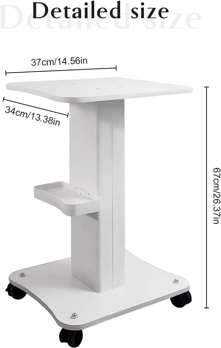 Beauty Salon Trolley Cart with Wheel Storage Tray K5190