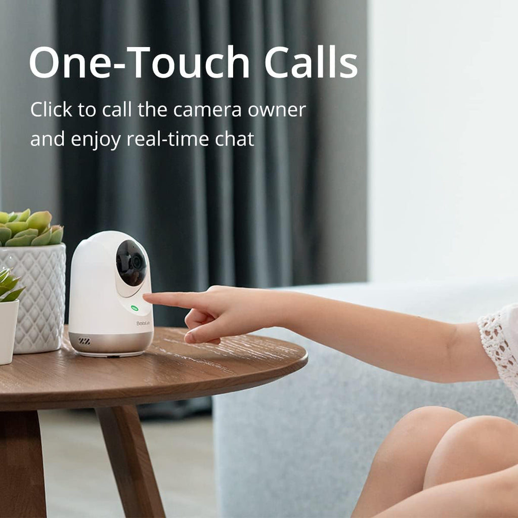 2K 3MP Pan & Tilt Security Indoor Camera with Motion Sensor, 2-Way Audio, Night Vision, Pack of 2 M1980