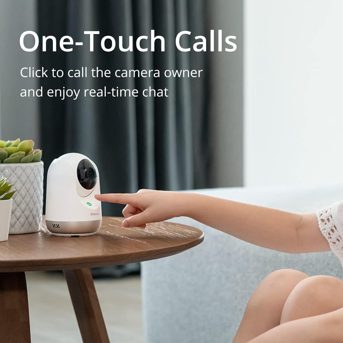 2K 3MP Pan & Tilt Security Indoor Camera with Motion Sensor, 2-Way Audio, Night Vision, Pack of 2 M1980