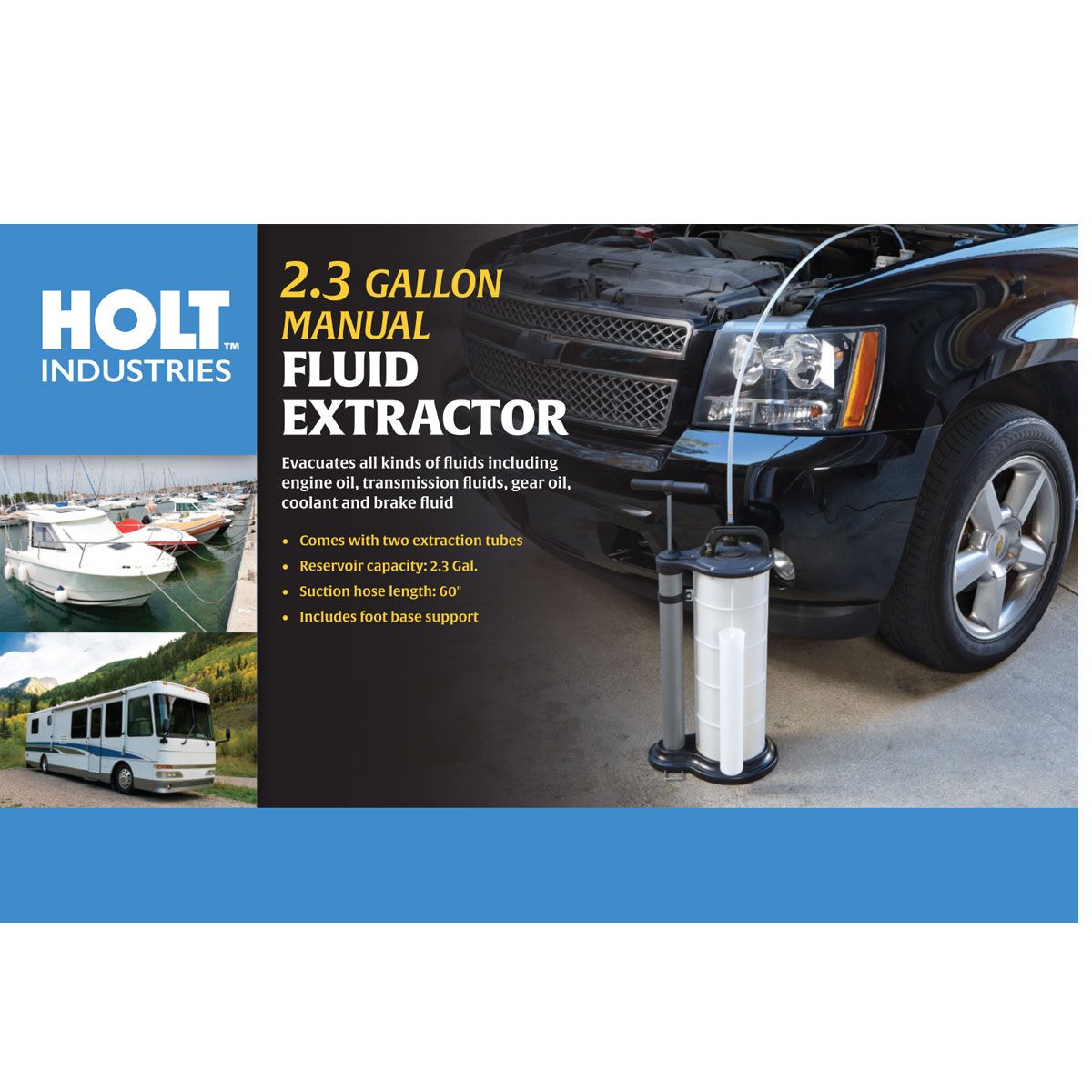 2.3 Gallon Manual Fluid Extractor U6009