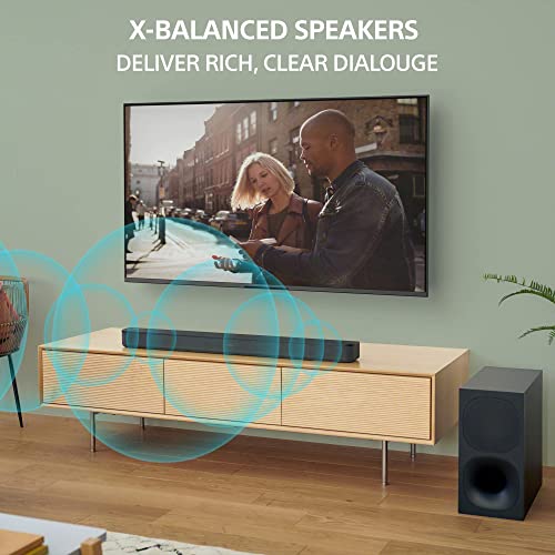 2.1ch Soundbar with Wireless Subwoofer, Black R16653
