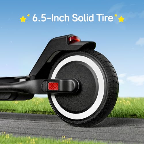Kids Electric Scooter, 3/6/10mph Speeds, Adjustable Height, 150W, Dual Brake B109503