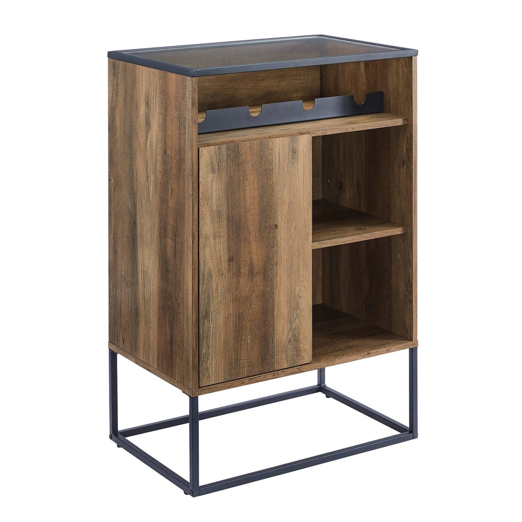 Glass Top 1-Door Bar Cabinet I76163