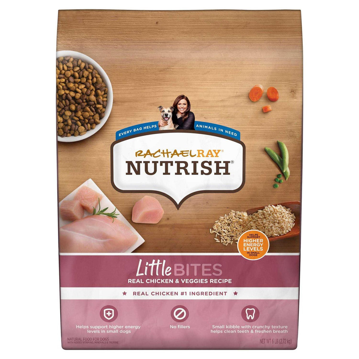 Real Chicken & Veggies Dry Dog Food V650
