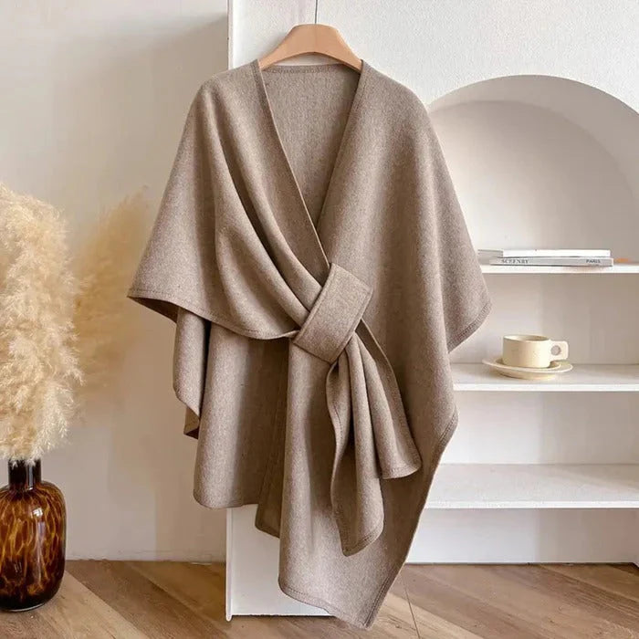 Solid Color Cape Shawl C777