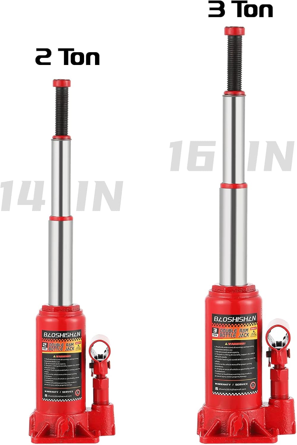2 Ton Hydraulic Bottle Jack with Carrying Case V178064