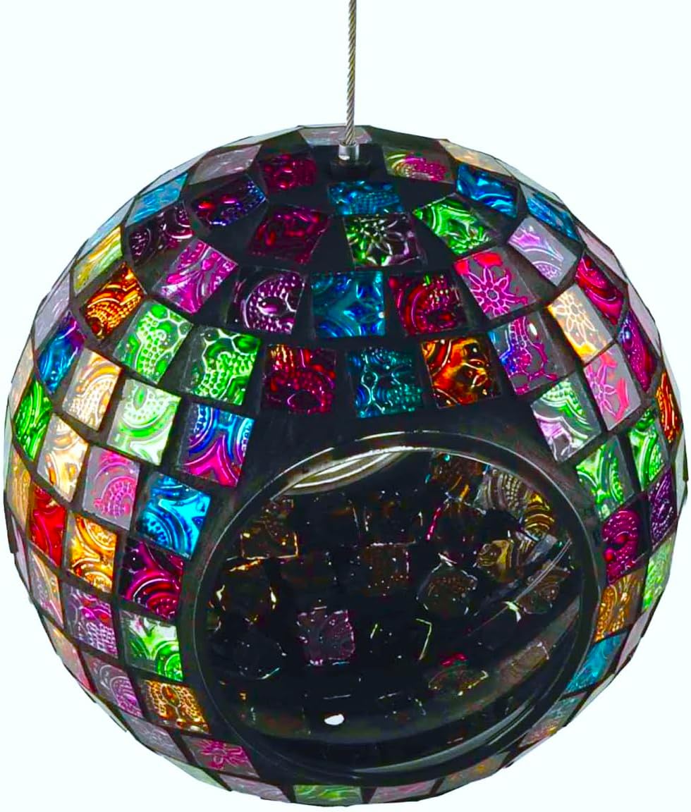 Mosaic Glass Hanging Bird Feeder I631501